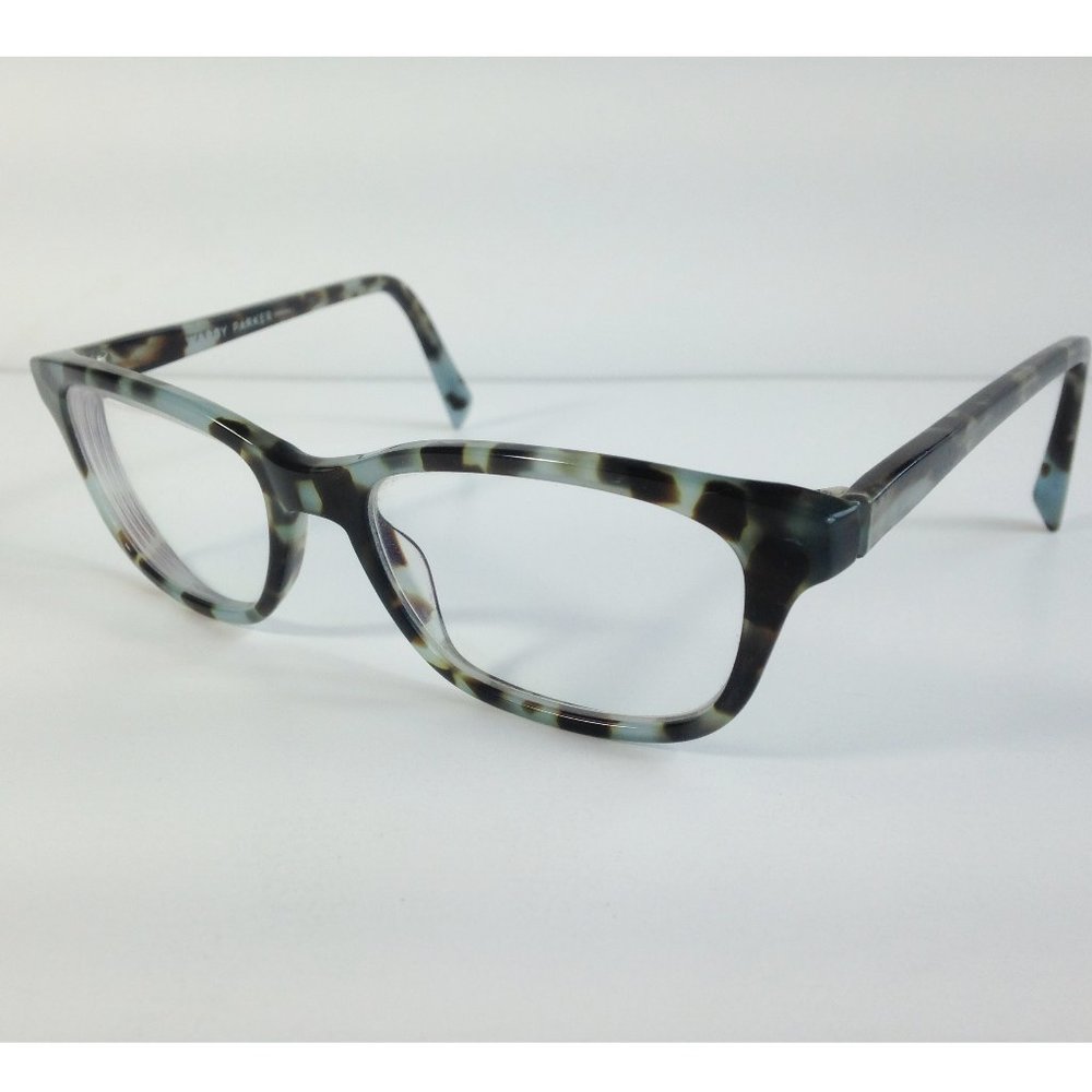 Warby Parker Upton 142 Blue Tortoise Rectangular Eyeglasses Frames 52-17 145